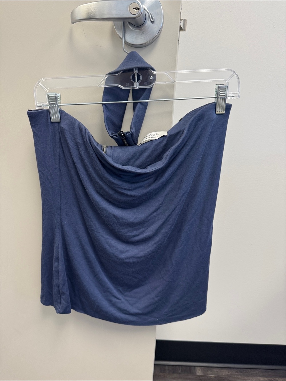 Bailey 44 Navy Halter Cowl Neck Camisole